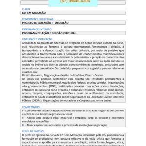 Projeto de extensão I - Mediação